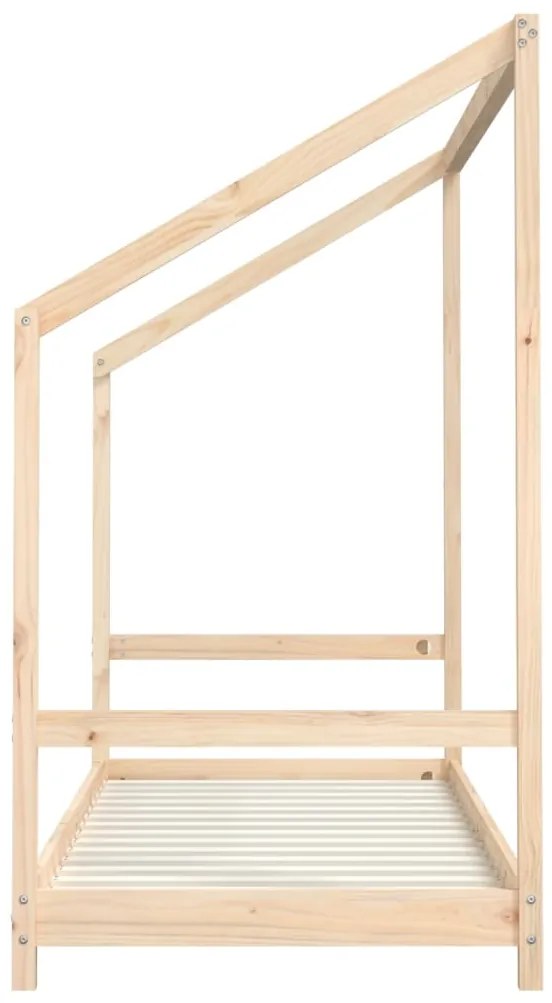 Estrutura de cama infantil 80x200 cm madeira de pinho maciça