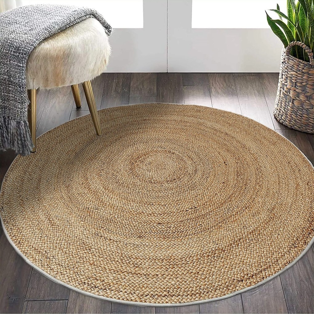 Tapete Redondo Viana – Ø100 cm – Creme