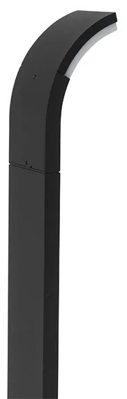 Candeeiro de jardim moderno antracite 60 cm com LED IP54 - Litt Moderno