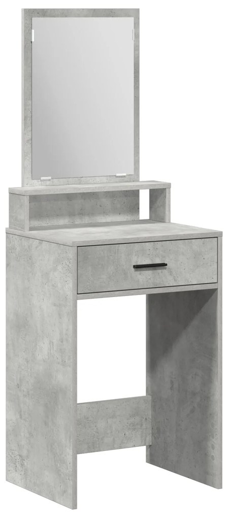 Tocador vidaXL com Gavetas Cinzento Betão 50x41x140 cm