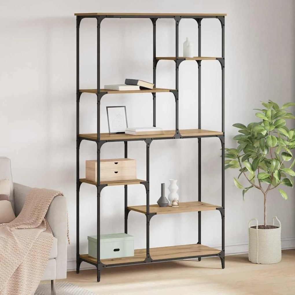 vidaXL Estante Carvalho Artesanal 99 x 35,5 x 176 cm