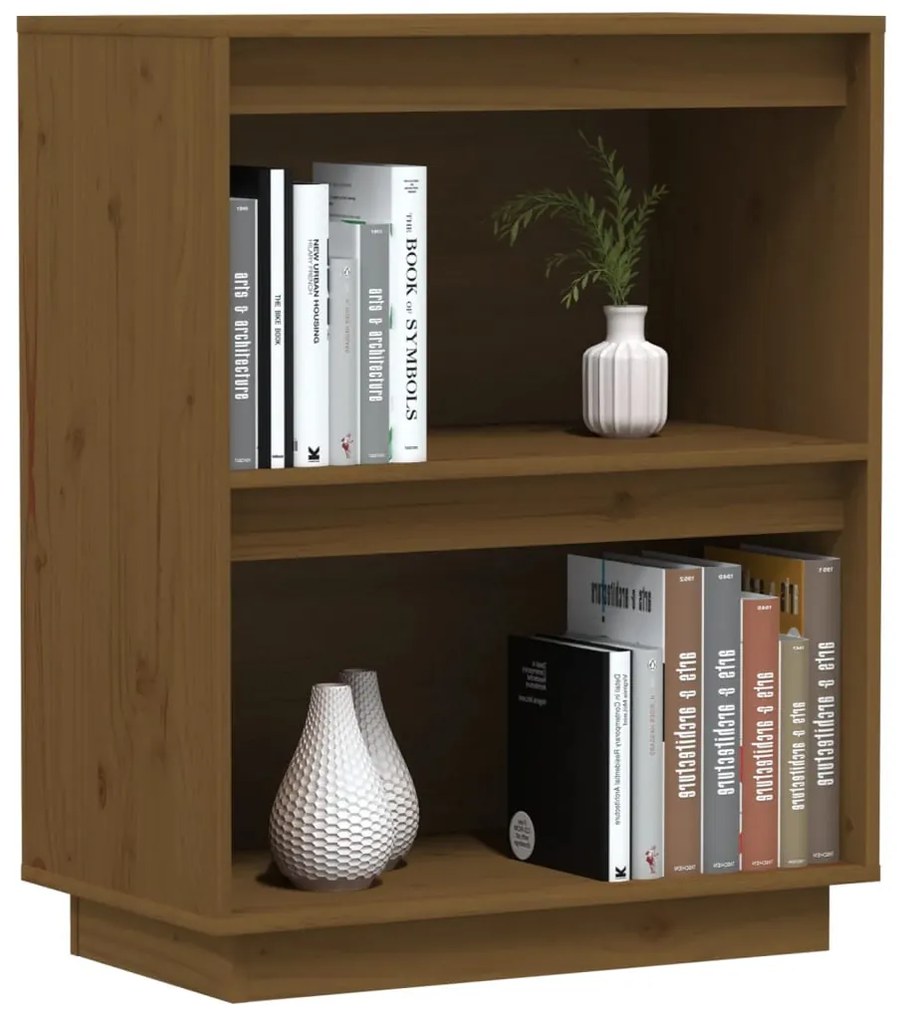 Armário consola 60x34x75 cm pinho maciço castanho mel