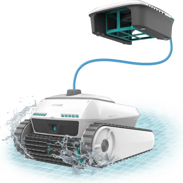 Robot limpa-piscinas para fundos, paredes, linha de água e superfície Conga Pooldroid 10000 TotalClean AquaSkater .