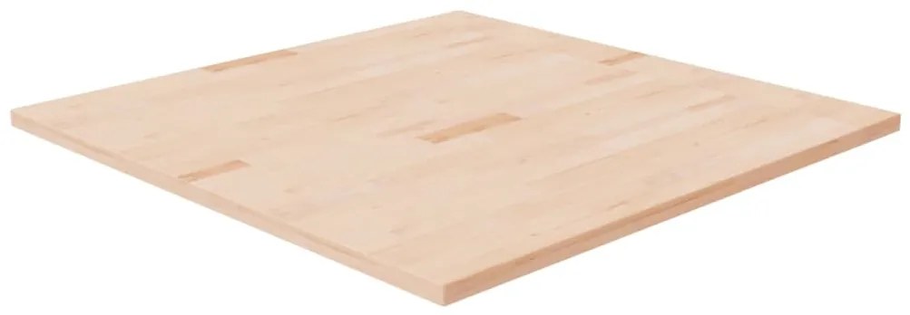 Tampo de mesa quadrado 90x90x2,5 cm carvalho maciço não tratado