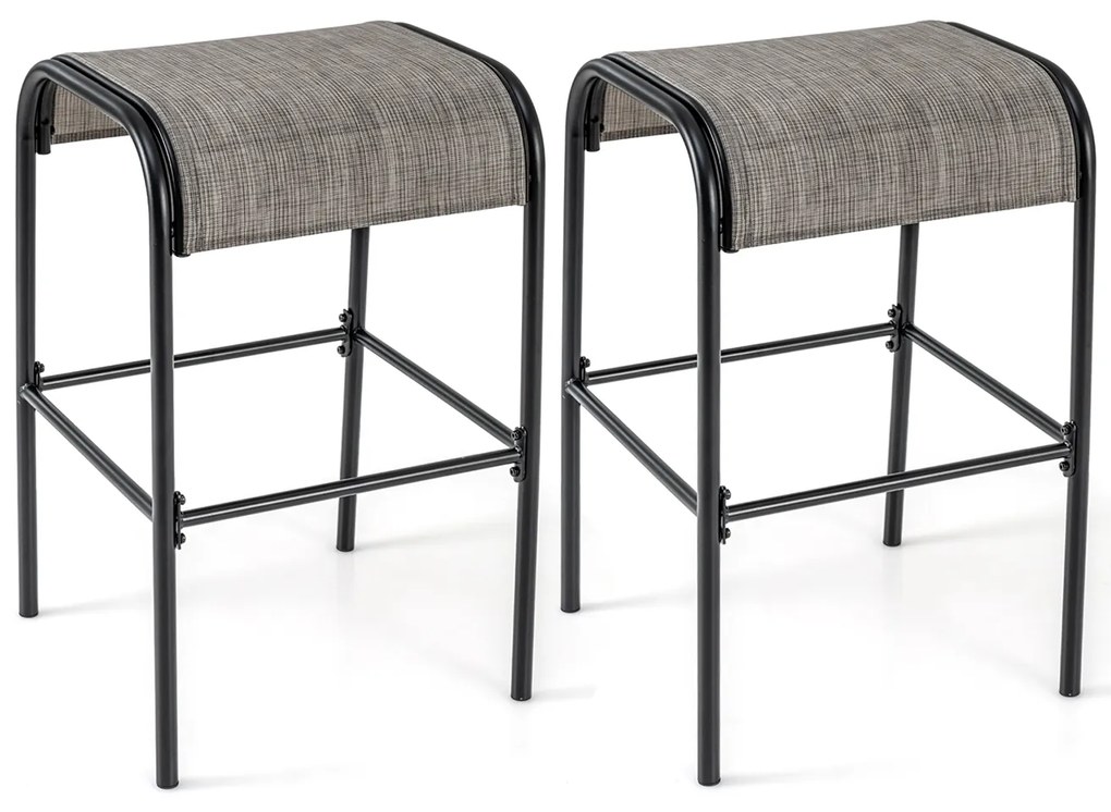Mesa de bar de 27,5 polegadas para jardim, quintal e piscina