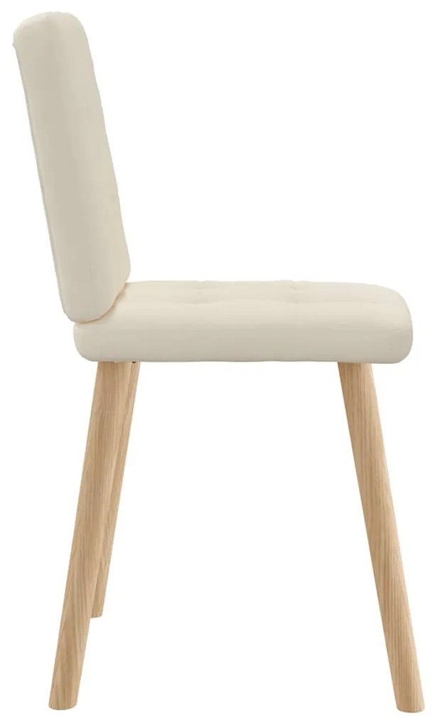 Cadeiras de jantar 2 pcs linho