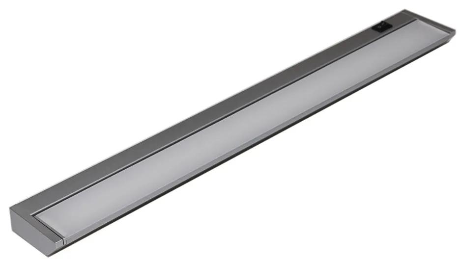 Iluminação de armário de cozinha LED LED/10W/230V prata
