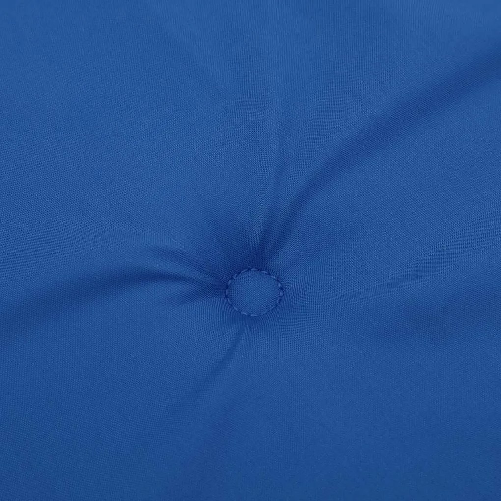 Almofadão para cadeira de terraço (75+105)x50x4 cm azul real