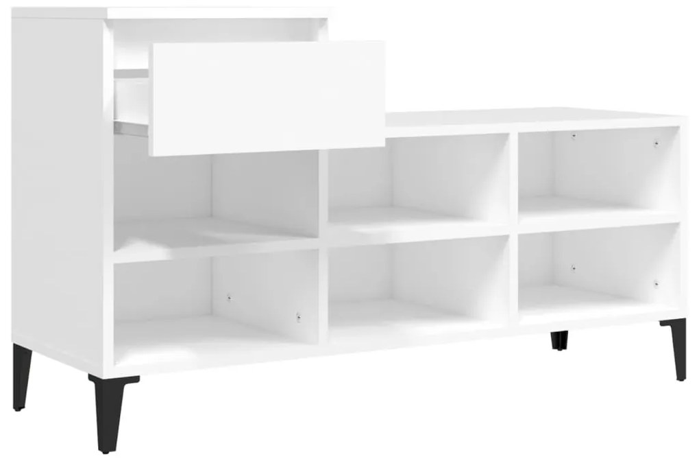 Sapateira 102x36x60 cm derivados de madeira branco