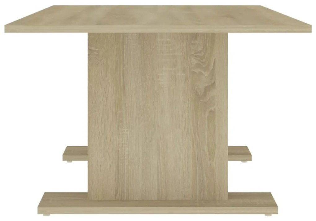 Mesa de centro 103,5x60x40 cm contraplacado carvalho sonoma