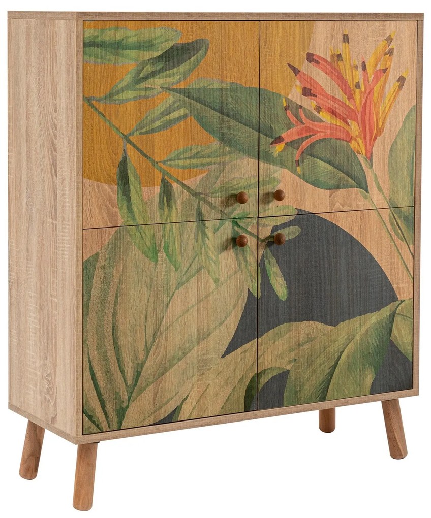 Conjunto de Mobiliário de Hall Multilux – Sonomo/Dark Blue – Sapateira