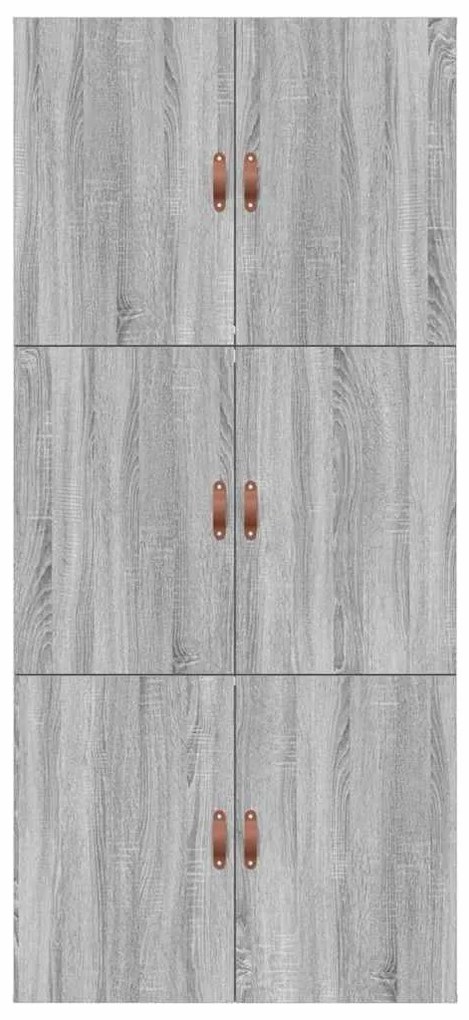 Cama de Armazenamento Cinza Sonoma 90x190 cm