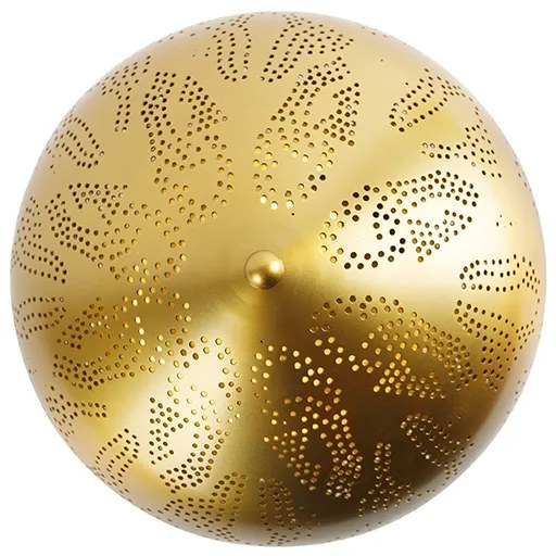 Candeeiro de teto oriental dourado - Zayn Oriental