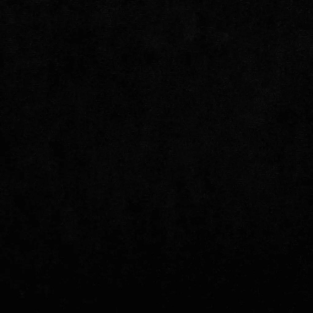 Sofá infantil 90x53x30 cm veludo preto