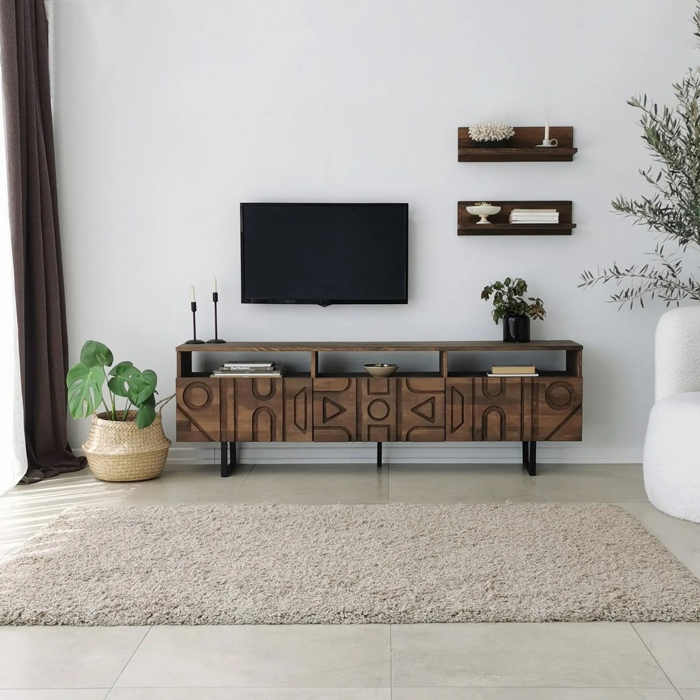 Unidade de TV Aristo – Nogueira – 170x40x30 cm