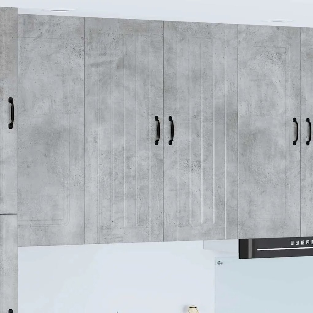 vidaXL Armário de Cozinha Cinzento 80 x 31 x 100 cm Madeira processada