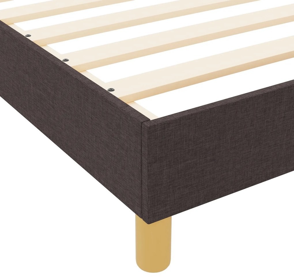 Estrutura de Cama vidaXL Castanho 80x200 cm em Tecido