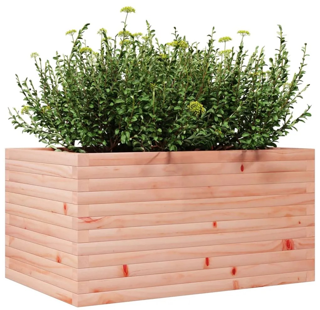 Vaso/floreira de jardim 90x60x45,5 cm madeira de douglas maciça