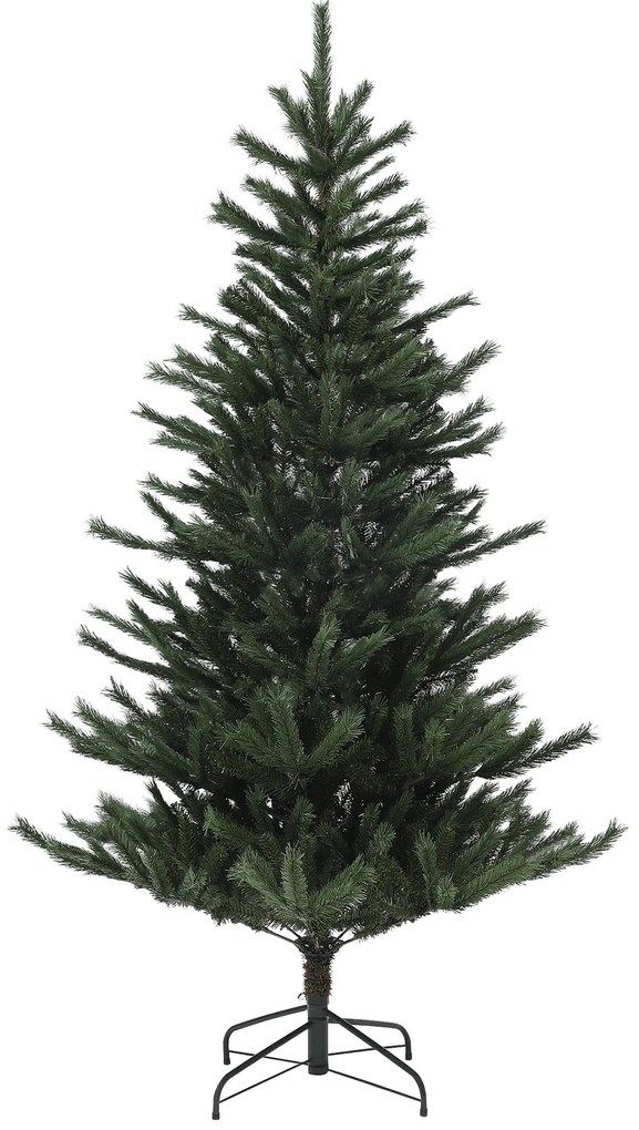 Árvore de Natal Artificial 210 cm com 793 Ramo e Suporte de Aço Árvore de Natal para Sala de Estar Interior Verde