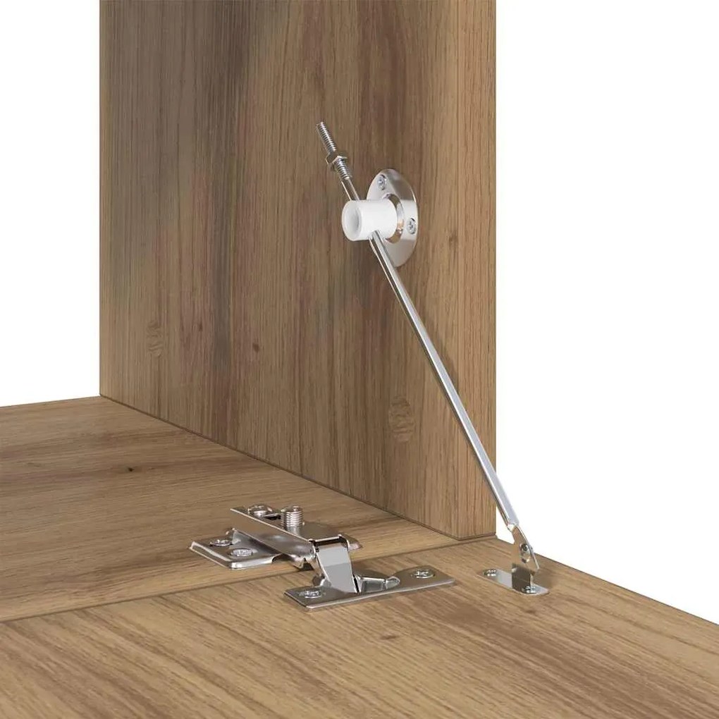 Conjunto de móvel de TV 8 pcs carvalho artisiano