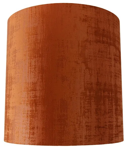 Abajur de veludo vermelho 40/40/40 Clássico / Antigo