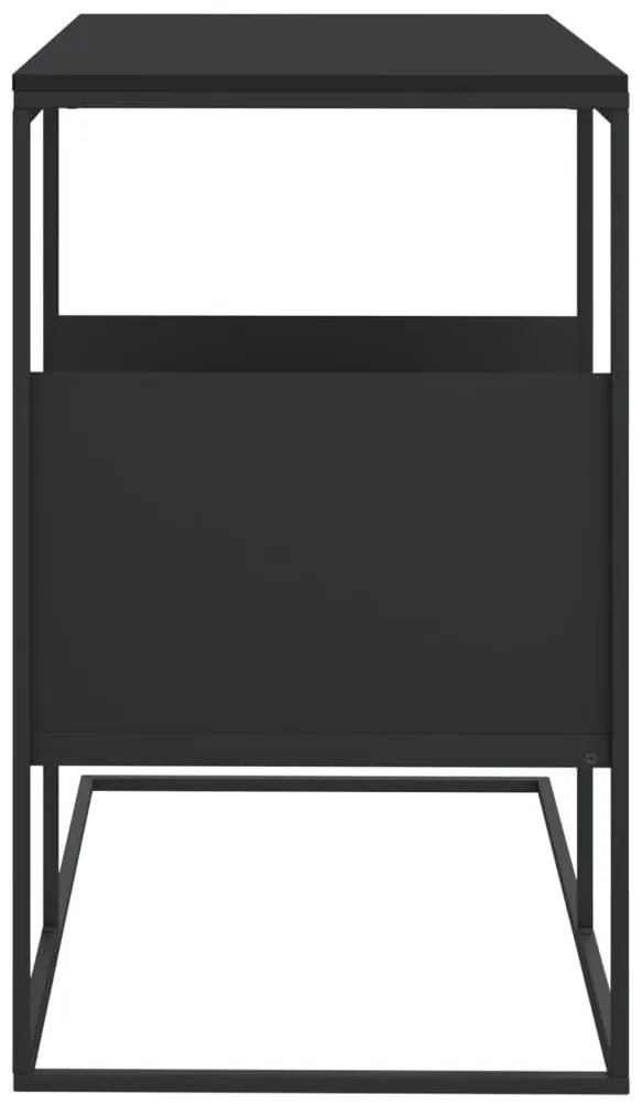 Mesa de apoio 55x36x59,5 cm derivados de madeira preto