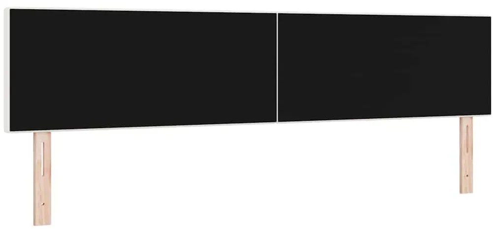 Cabeceira vidaXL Design Simples Creme 200 cm Tecido de Veludo Cotele