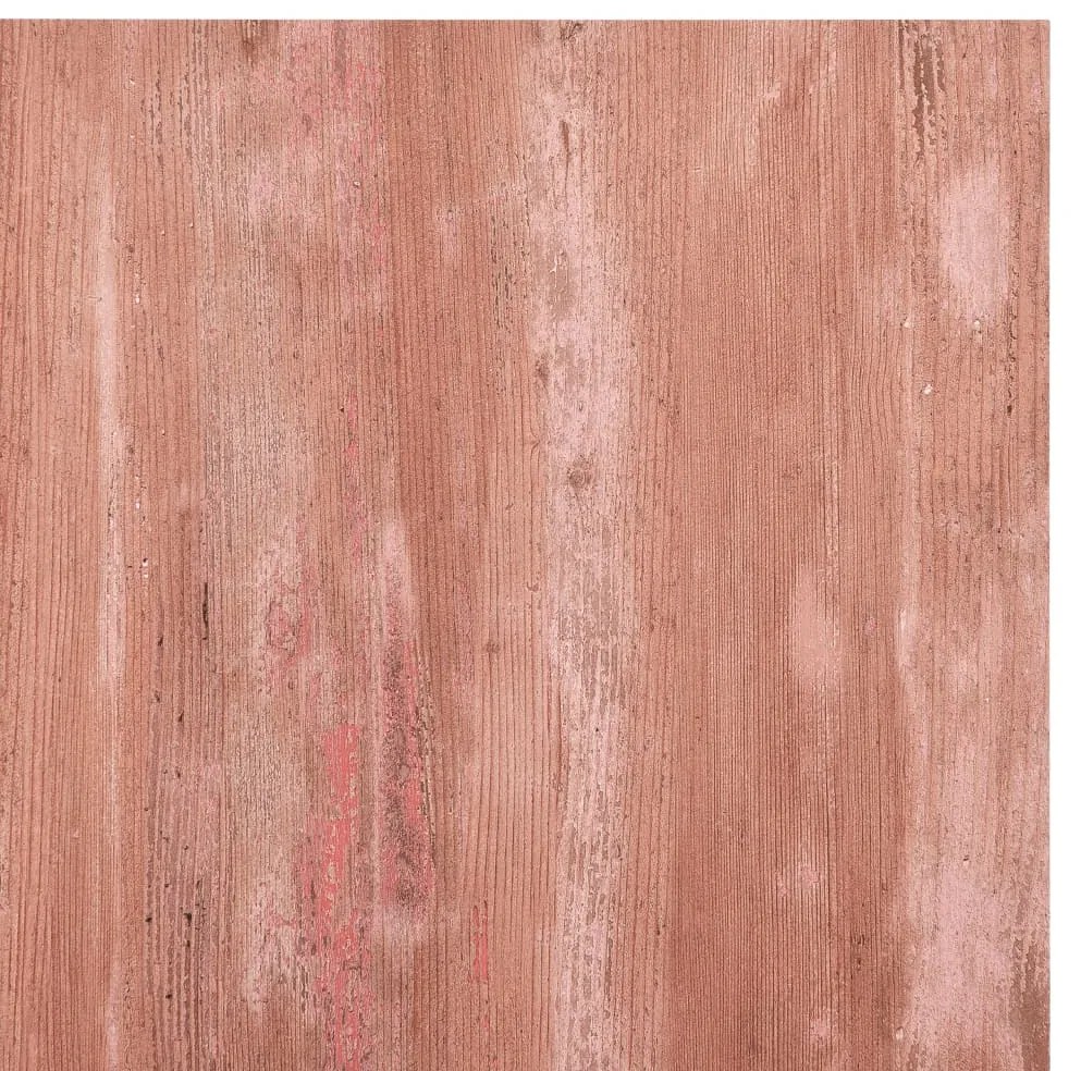 Tábuas de soalho autoadesivas 20 pcs 1,86 m² PVC vermelho