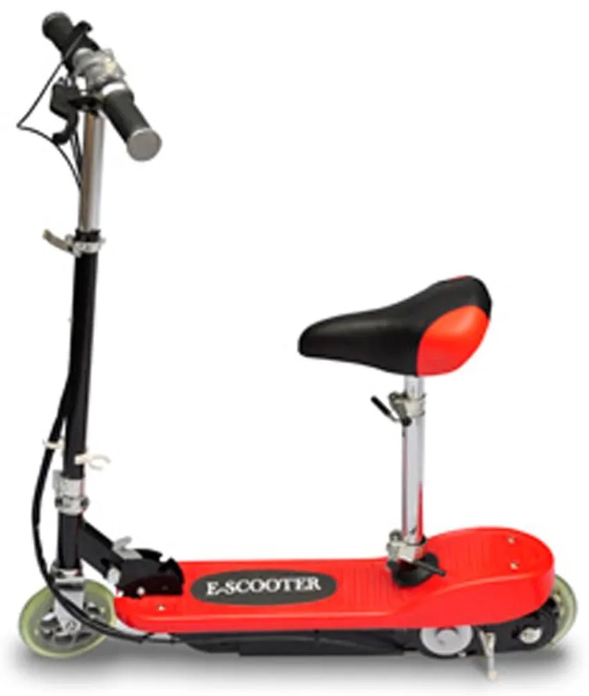 Trotinete/scooter elétrica com assento 120 W vermelho