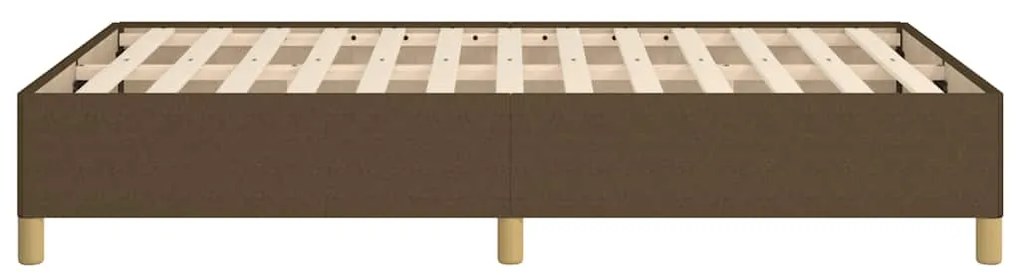 Estrutura de cama sem colchão 120x190cm castanho escuro