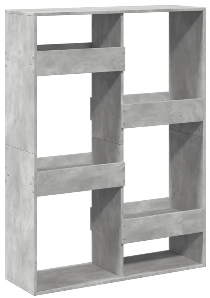 Estante 100x33x135 cm derivados de madeira cinzento cimento