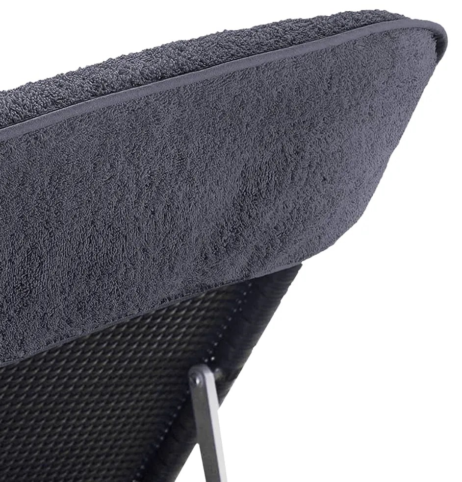 Toalhas de praia 2 pcs 60x135 cm tecido 400 GSM antracite
