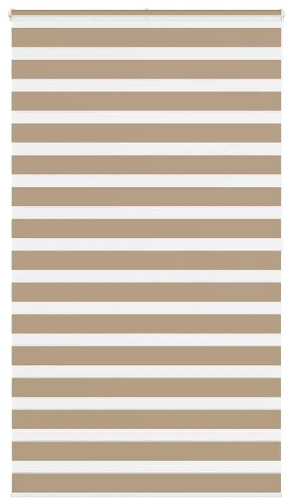vidaXL Cortina de zebra 120x200 cm largura do tecido 115,9cm poliéster