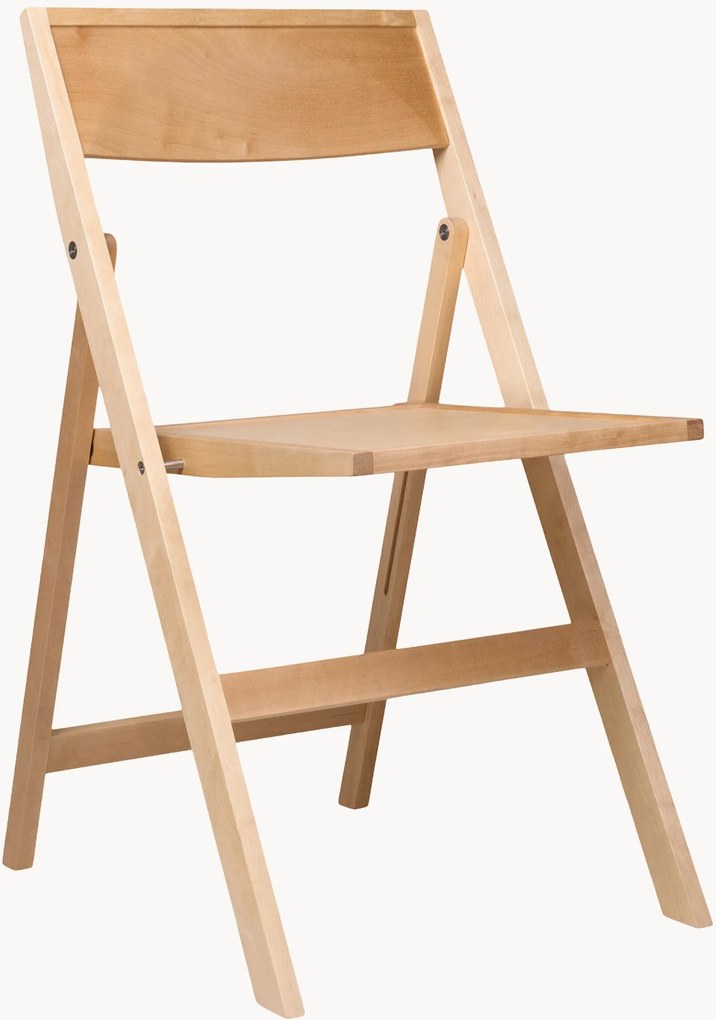 Cadeira de jantar dobrável em madeira de bétula Flat
