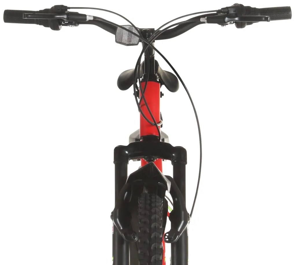 Bicicleta de montanha 21 velocidades roda 26" 42 cm vermelho