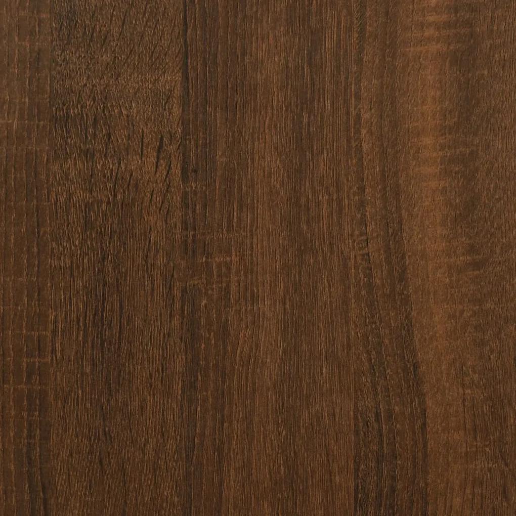 Mesa cabeceira 40x42x55 cm derivados madeira carvalho castanho