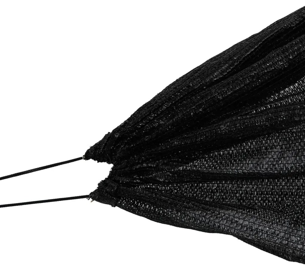 Túneis de rede 3 pcs aço e polietileno preto