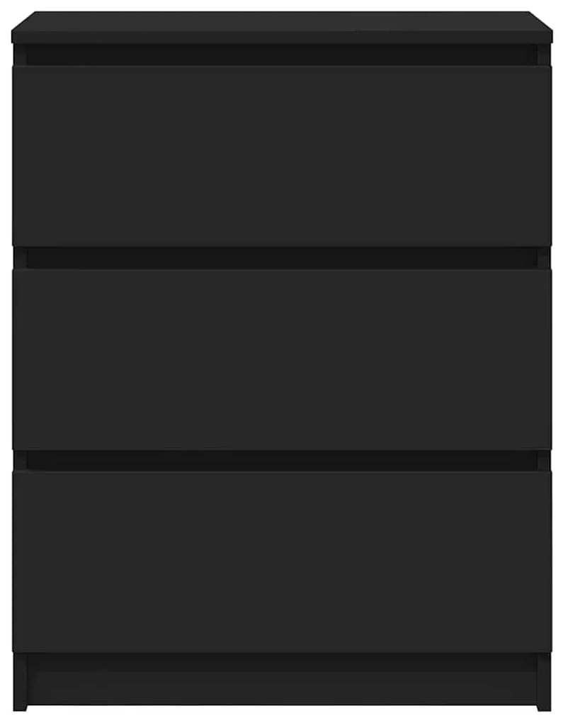 Aparador 60x35x76 cm derivados de madeira preto