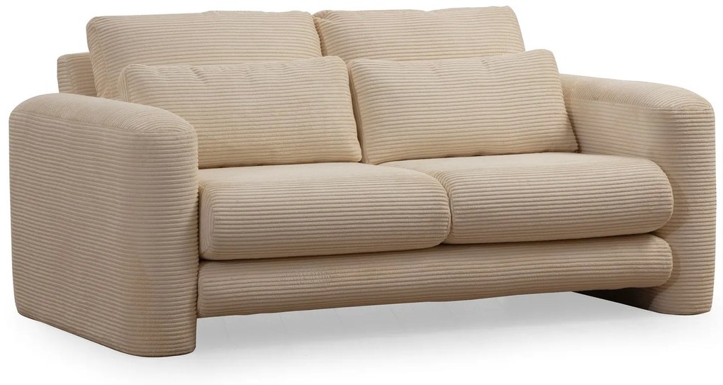 Sofá de 2 Lugares Lily – Bege – 180x97x73 cm