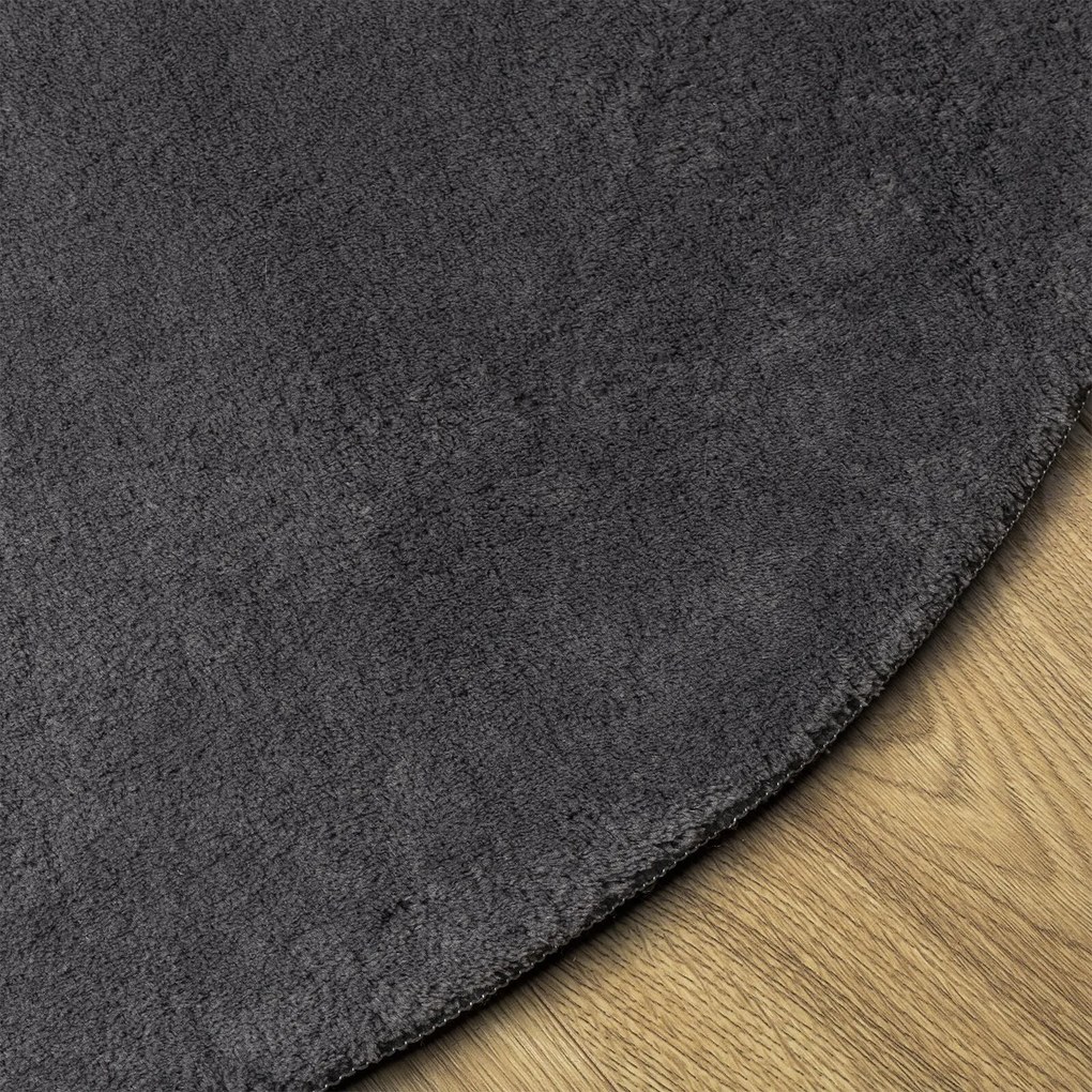 Tapete "HUARTE" Antracite 100x200 cm Oval