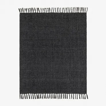 Manta Plaid Em Chenille Maidina Cinza Grafito & 130 X 150 Cm - Sklum