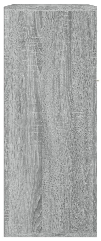 Aparador 60x30x75 cm derivados de madeira cinzento sonoma
