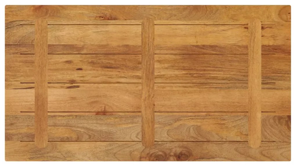 Tampo de mesa retangular 120x60x3,8 cm mangueira maciça