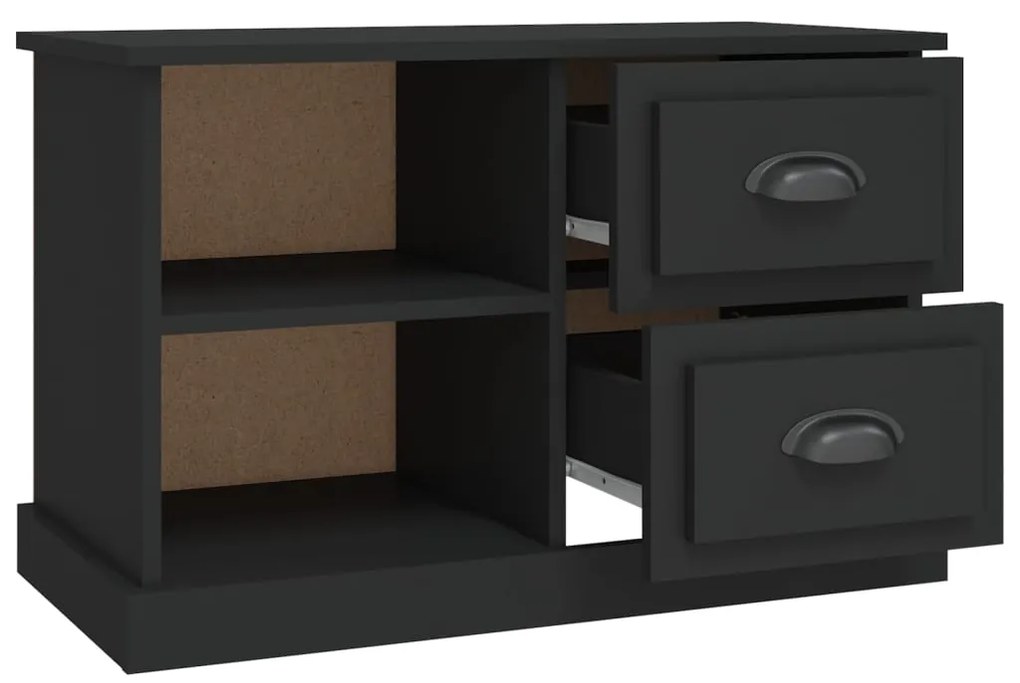 Móvel de TV 73x35,5x47,5 cm derivados de madeira preto