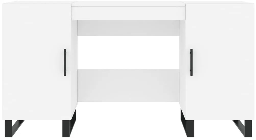 Secretária 140x50x75 cm derivados de madeira branco