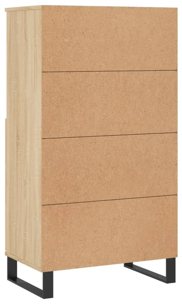 Aparador alto 60x36x110 cm derivados de madeira carvalho sonoma