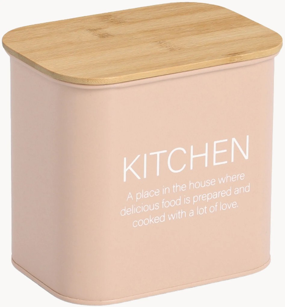Frasco de arrumação com tampa de bambu Kitchen