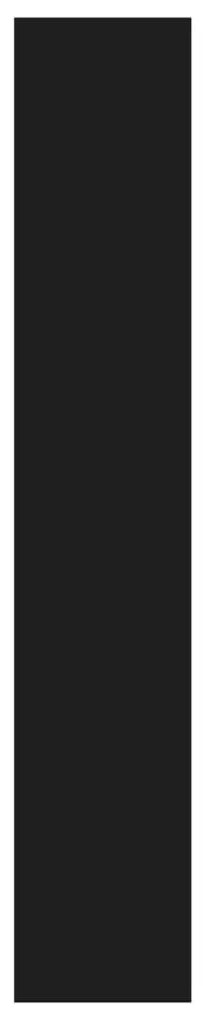 Estante/divisória 80x30x166 cm derivados de madeira preto