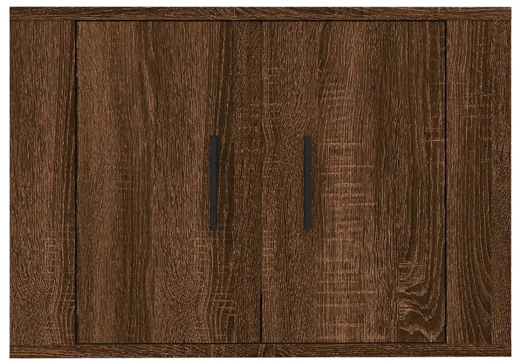 Móvel de TV para parede 57x34,5x40 cm carvalho castanho