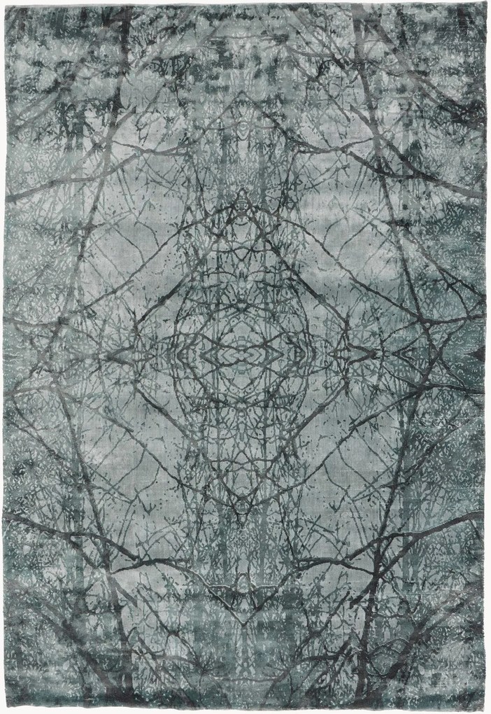 Tapete em viscose artesanal de pelo curto Aimi